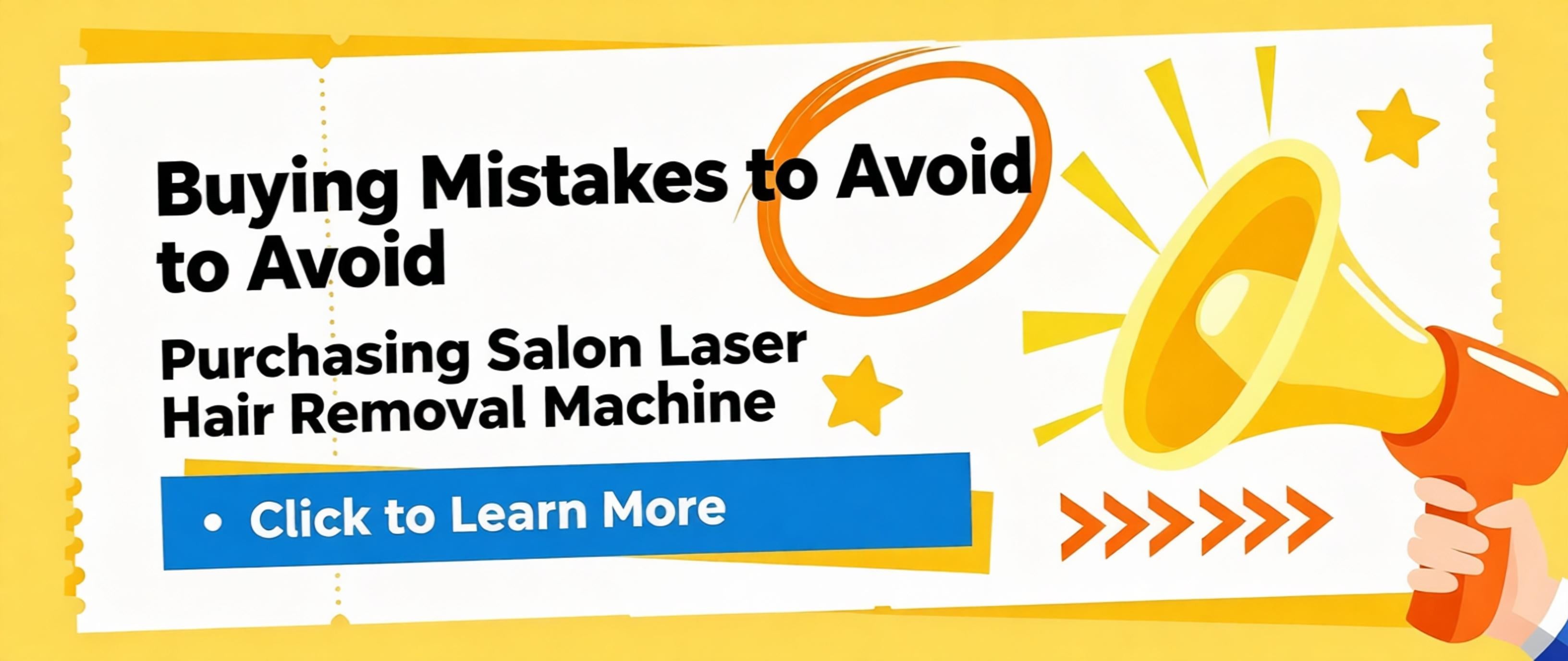 Top 10 Mistakes Buying Salon Laser Hair Removal Machine