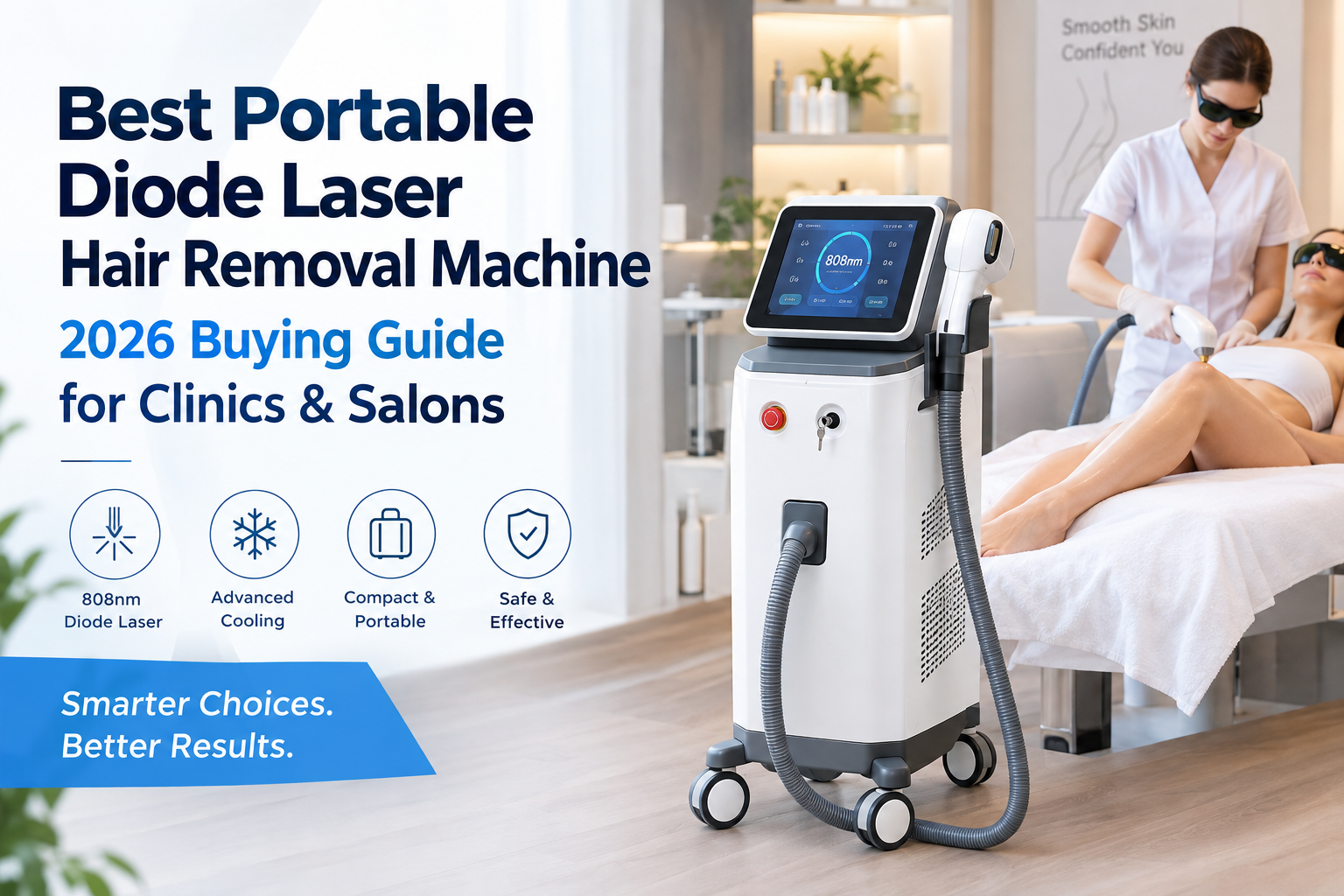 Best Portable Diode Laser Hair Removal Machine: 2026 Buying Guide for Clinics & Salons