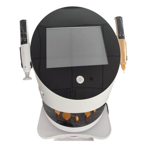 Skin-removing and whitening beauty device: removes acne, acne scars, and blackheads; rejuvenates and revitalizes skin; reduces skin sagging.