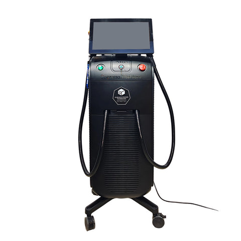 2 Handle Soprano Titanium Diode Laser Hair Removal Machine