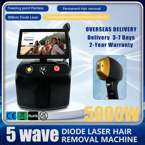 Black Soprano 808 | Painless Hair Removal for Face & Body