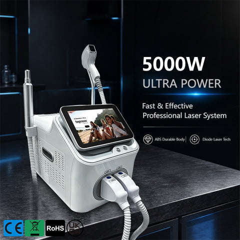 Pro 2-in-1 Laser Hair Removal: 12bar + FAC for Home & Salon