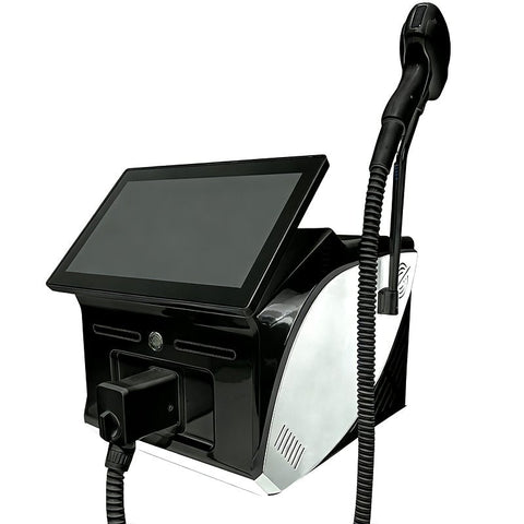 Black B62 Professional 4-Wavelength Diode Laser Hair Removal Device, Permanent Hair Removal Salon Beauty Machine for Women and Men