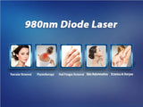 5-in-1 laser beauty device, for treating red blood vessels, eliminating nail fungus, skin regeneration, physical therapy, and herpes-related eczema