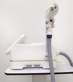 Mini diode laser hair removal device, providing long-lasting hair regrowth inhibition. Suitable for sensitive skin. Can be used for full-body hair removal or in home/salon settings.