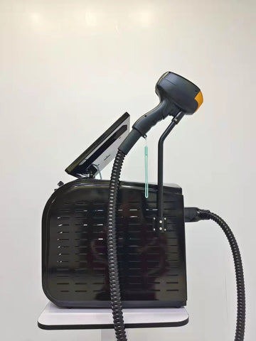 Black Soprano 808 Beginner-Friendly Hair Removal Device, Permanent Hair Removal Device, Suitable for Sensitive Skin, Dedicated for Face, Limbs, and Body Hair Removal