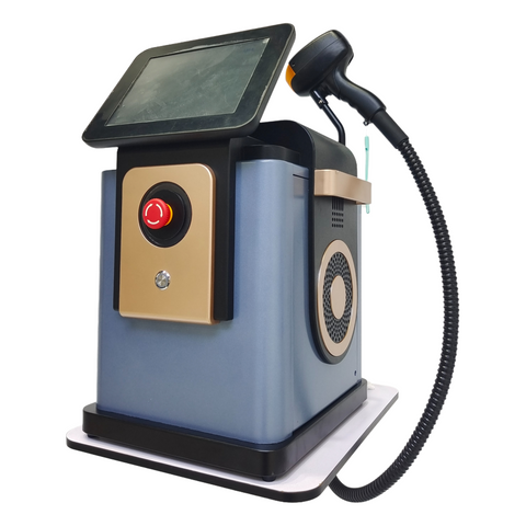 Diode Laser Hair Removal Device, Ice-handle Painless Permanent Hair Removal Equipment, Home Salon Hair Removal Device