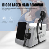 808nm Diode Laser Hair Removal: Touchscreen Handle for Painless, Long-Lasting Hair Reduction