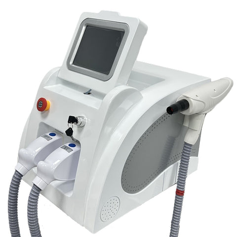 2-in-1 Laser Beauty Machine, IPL Permanent Hair Removal, Picosecond Laser Treatment, Spot Fading and Skin Whitening