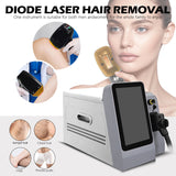 808nm Diode Laser Hair Removal: Touchscreen Handle for Painless, Long-Lasting Hair Reduction