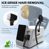 808nm Diode Laser Hair Removal: Touchscreen Handle for Painless, Long-Lasting Hair Reduction