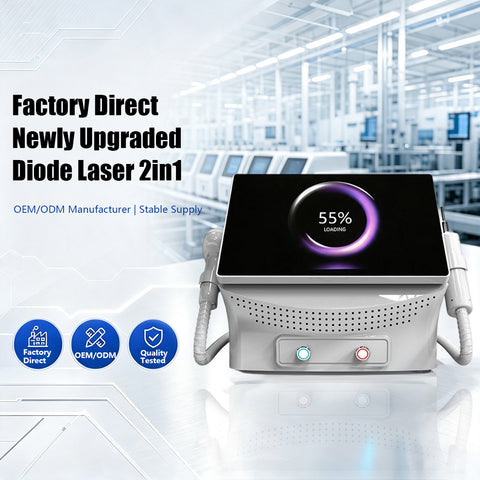 Newly Upgraded Diode Laser 2-in-1 System – 5 Wavelengths + Picosecond for Clinics & Salons