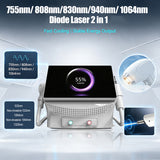 Newly Upgraded Diode Laser 2-in-1 System – 5 Wavelengths + Picosecond for Clinics & Salons