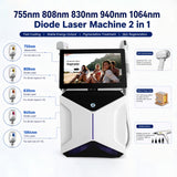 Newly Upgraded Diode Laser 2-in-1 – 5000W High Power Dual Handle System