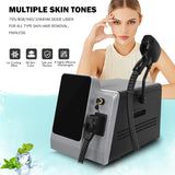 808nm Diode Laser Hair Removal: Touchscreen Handle for Painless, Long-Lasting Hair Reduction