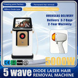 Painless Diode Laser Hair Removal Machine with Ice Cooling Handle