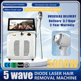 Professional White 808nm Diode Laser Hair Removal Machine – Premium Aesthetic for Your Clinic