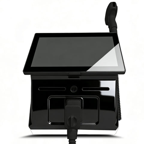 Black B62 Professional 4-Wavelength Diode Laser Hair Removal Device, Permanent Hair Removal Salon Beauty Machine for Women and Men