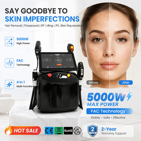 4-in-1 Beauty Device | FAC, Diode+IPL+Pico+RF for Face/Body