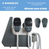 EMS Magnetic Slimming Device with 4 Handles,Muscle Building and Cellulite Improvement Across Arms