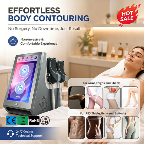 4-Handle EMS Magnetic Device | Muscle Building & Cellulite Reduction