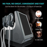 EMS Magnetic Slimming Device with 4 Handles,Muscle Building and Cellulite Improvement Across Arms