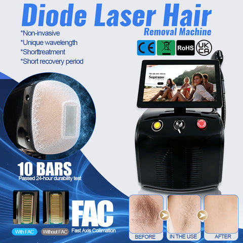 Black Soprano 808 | Painless Hair Removal for Face & Body