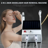 2-in-1 Salon-Level Beauty Device, Permanent Hair Removal + Picosecond Facial | Erase Unwanted Hair & Tattoos, Remove Dark Spots, Brighten Skin at Home For Men & Women, All Skin Types