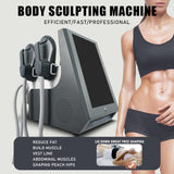 EMS Magnetic Slimming Device with 4 Handles,Muscle Building and Cellulite Improvement Across Arms