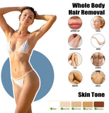 Mini diode laser hair removal device, providing long-lasting hair regrowth inhibition. Suitable for sensitive skin. Can be used for full-body hair removal or in home/salon settings.