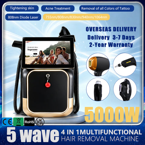 4-in-1 Diode Laser Beauty Device | Hair Removal & Skin Treatment