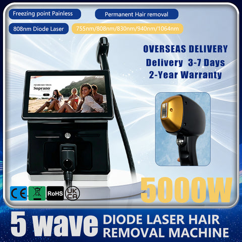 Black B62 4-Wavelength Laser | Permanent Hair Removal