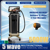 5-Wavelength Diode Laser Hair Removal Machine| Professional Aesthetic System