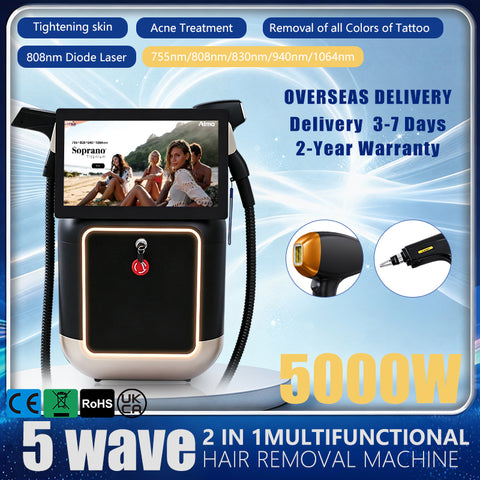 2-in-1 Beauty Device | Hair Removal & Skin Rejuvenation