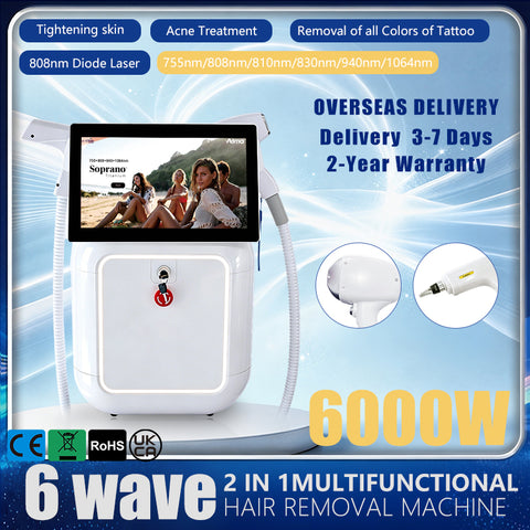 2-in-1 Diode & Pico Laser | Hair & Tattoo Removal + Skin Rejuvenation