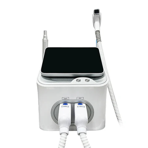 Professional Salon Home Beauty Device 2-in-1 laser Hair Removal and Tattoo Removal Machine Ice Painless 4 Wavelength
