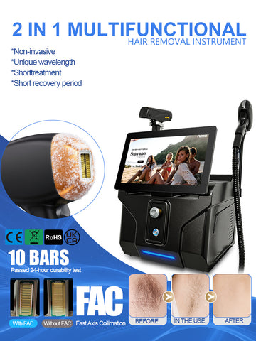B61 2-in-1 Diode & Pico | Painless Hair & Tattoo Removal