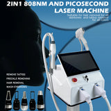 2-in-1 Salon-Level Beauty Device, Permanent Hair Removal + Picosecond Facial | Erase Unwanted Hair & Tattoos, Remove Dark Spots, Brighten Skin at Home For Men & Women, All Skin Types
