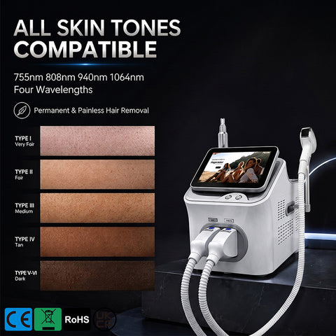 Pro 2-in-1 Laser Hair Removal: 12bar + FAC for Home & Salon