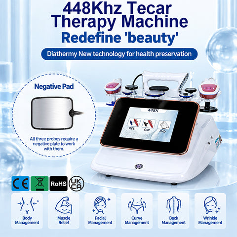 448KHz Tecar Therapy Machine – Professional Body & Facial Rejuvenation System