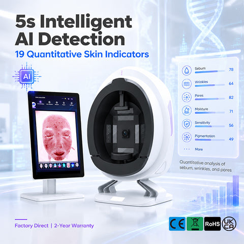 AI Skin Analyzer – 8-Spectrum Professional Imaging System for Precision Skin Analysis