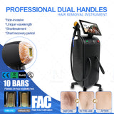 2-Handle Soprano Titanium Diode Laser – Dual-Handle System for Continuous Hair Removal