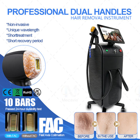 2-Handle Soprano Titanium Diode Laser – Dual-Handle System for Continuous Hair Removal
