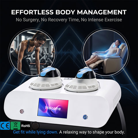 2-Handle EMS Magnetic Device,Dual Handles with Targeted Electromagnetic Pulses for Precision Shaping