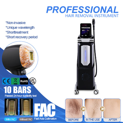 Professional 6-Wavelength 5000W Hair Removal Instrument – 10 Bars & FAC Technology