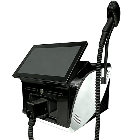 Black B62 Professional 4-Wavelength Diode Laser Hair Removal Device, Permanent Hair Removal Salon Beauty Machine for Women and Men