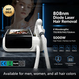 Mini Portable Diode Laser | 5kW Painless Hair Rem, All Skin