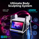 6500W EMS Body Sculpting System | HIEMT Muscle & Fat Reduction
