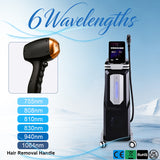 Professional 6-Wavelength 5000W Hair Removal Instrument – 10 Bars & FAC Technology
