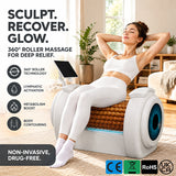 Wooden Roller Body Sculpting Machine – Professional Infrared Therapy & Contouring Device